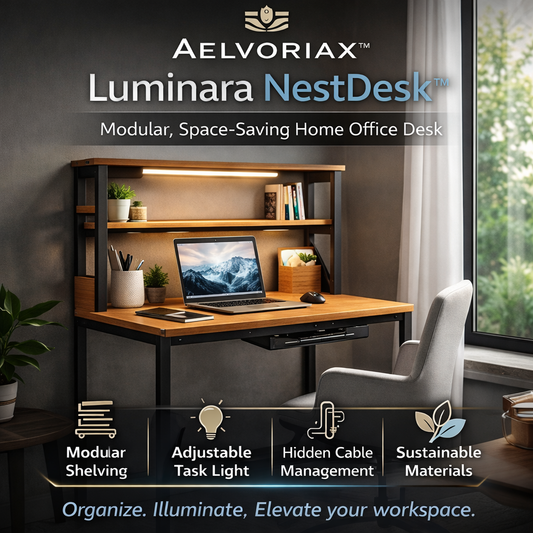 Aelvoriax™ Luminara NestDesk™